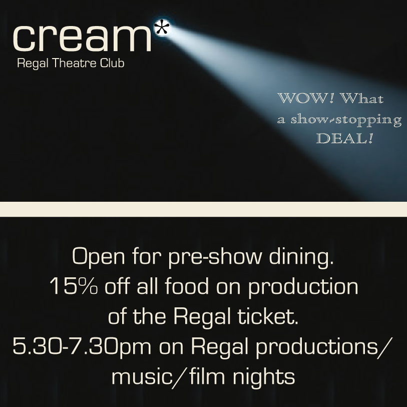 <strong>Matching promotional materials for Cream Theatre Club</strong><br>
