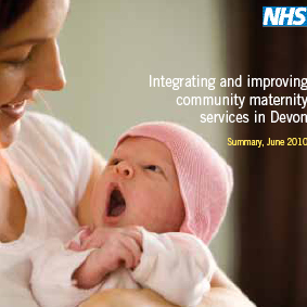 <strong>Redesign of Maternity Services consultation booklet and posters</strong><br>Design a consultation booklet and poster for a service redesign process in Devon